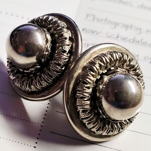 Silver Statement Earrings